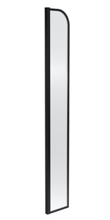Modern Splash 700mm Matt Black Wetroom Panel