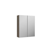Modern Splash 600mm Solace Oak Wall Hung 50/50 Mirror Cabinet