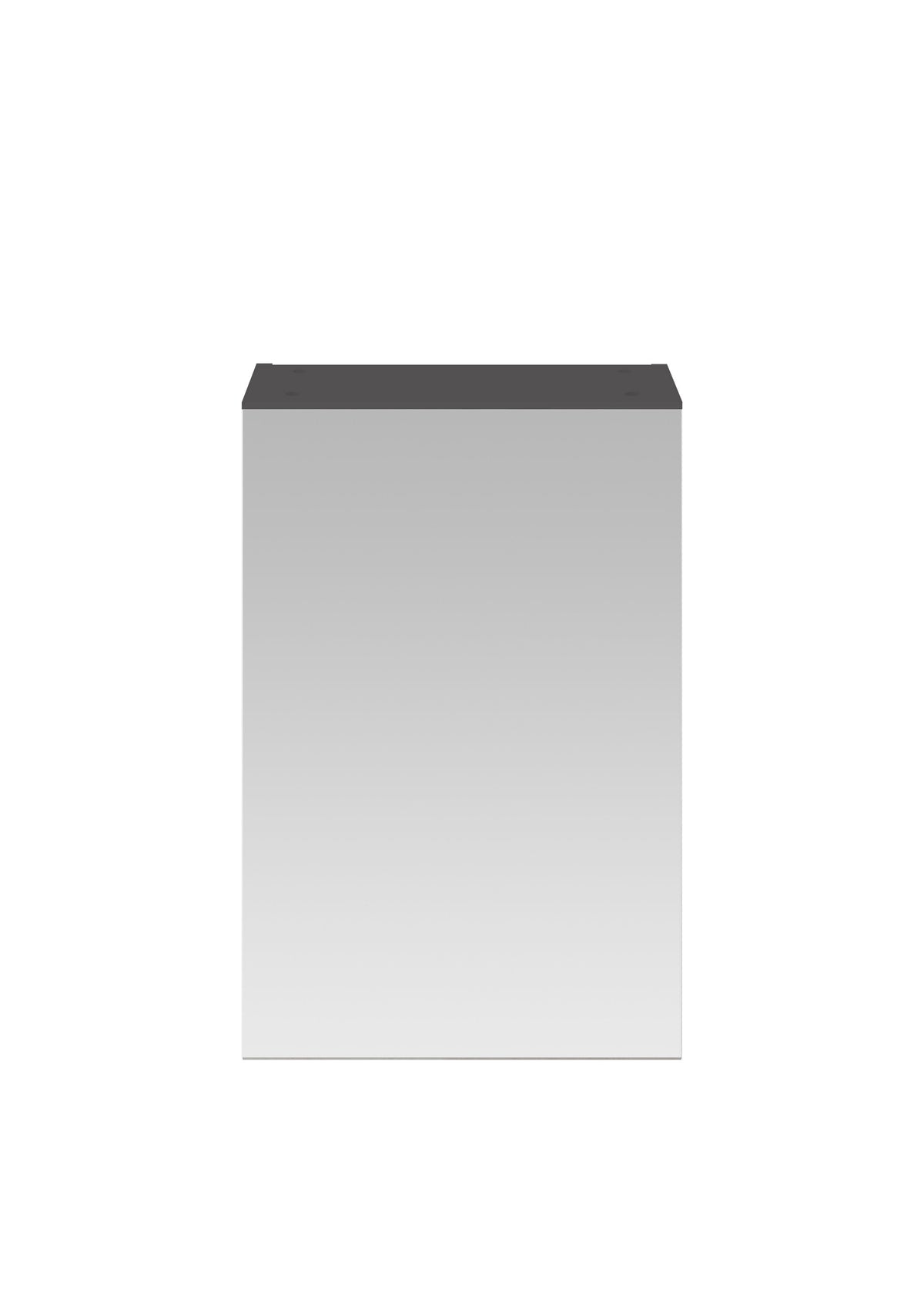 Modern Splash 450 x 715mm Fitted Wall Hung Gloss Grey Mirror Cabinet