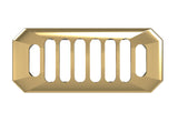Carlton Brushed Brass Basin Overflow Grill