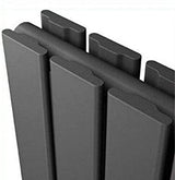 Modern Splash Flat Panel Anthracite Radiator Details

