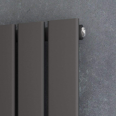 Modern Splash Flat Panel Anthracite Radiator Details
