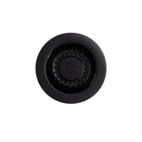 Top Fix Matt Black Basket Strainer Basin Waste With Overflow