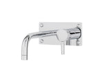 Hudson Reed Chrome Tec Single Lever Chrome Wall Mounted Basin Tap