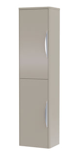 Modern Splash 356mm Pebble Grey Wall Hung Tall Cabinet