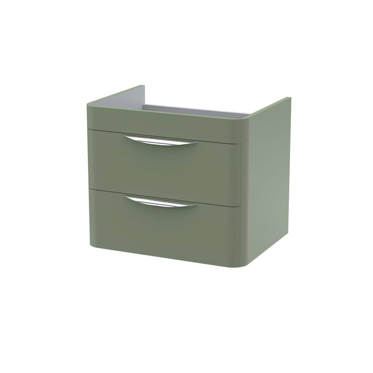 Modern Splash Parade 600mm Satin Green Wall Hung Vanity Unit