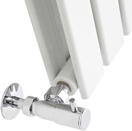 Modern Splash Flat Panel White Radiator Details