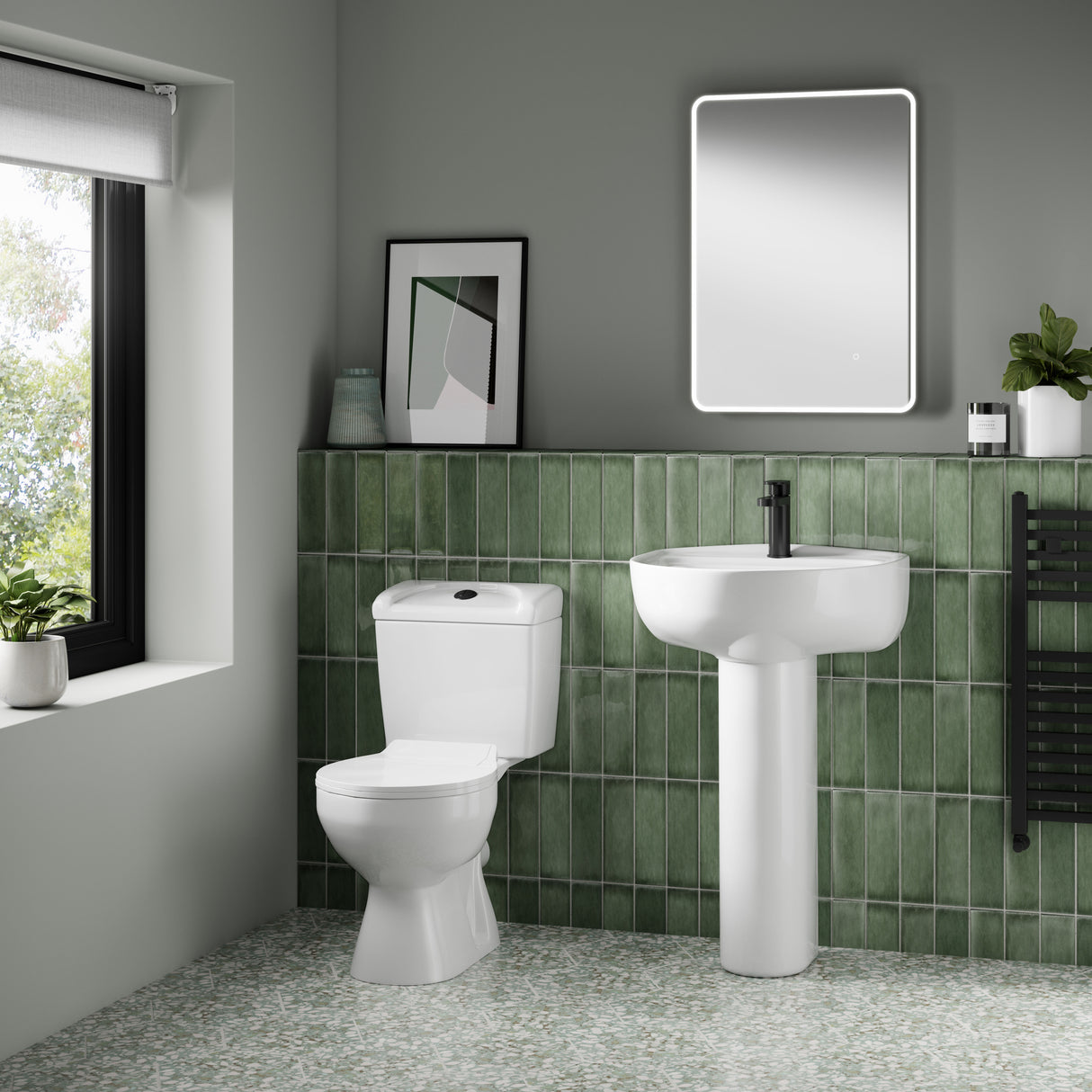 Modern Splash  Ramsay Close Coupled Toilet
