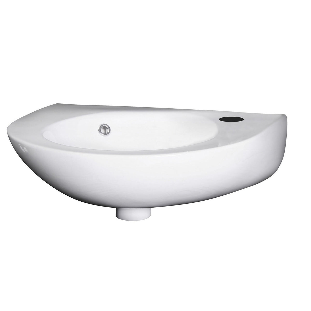 Modern Splash  Ramsay 1 Tap Hole 350mm Wall Hung Ceramic Basin
