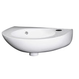 Modern Splash  Ramsay 1 Tap Hole 350mm Wall Hung Ceramic Basin