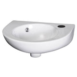 Modern Splash  Ramsay 1 Tap Hole 450mm Wall Hung Ceramic Basin