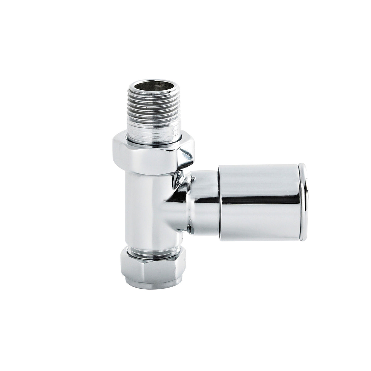 Chrome Straight Radiator Valve Pack (Pairs)