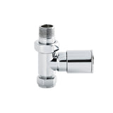 Chrome Straight Radiator Valve Pack (Pairs)