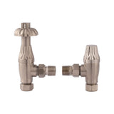 Satin Nickel Thermostatic Radiator Valve Pack