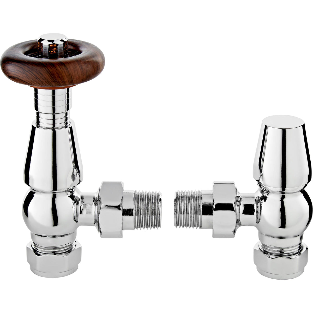 Camden Chrome Angled Thermostatic Radiator Valve