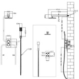 Modern Splash CONCEAL THERMOSTATIC SHOWER\