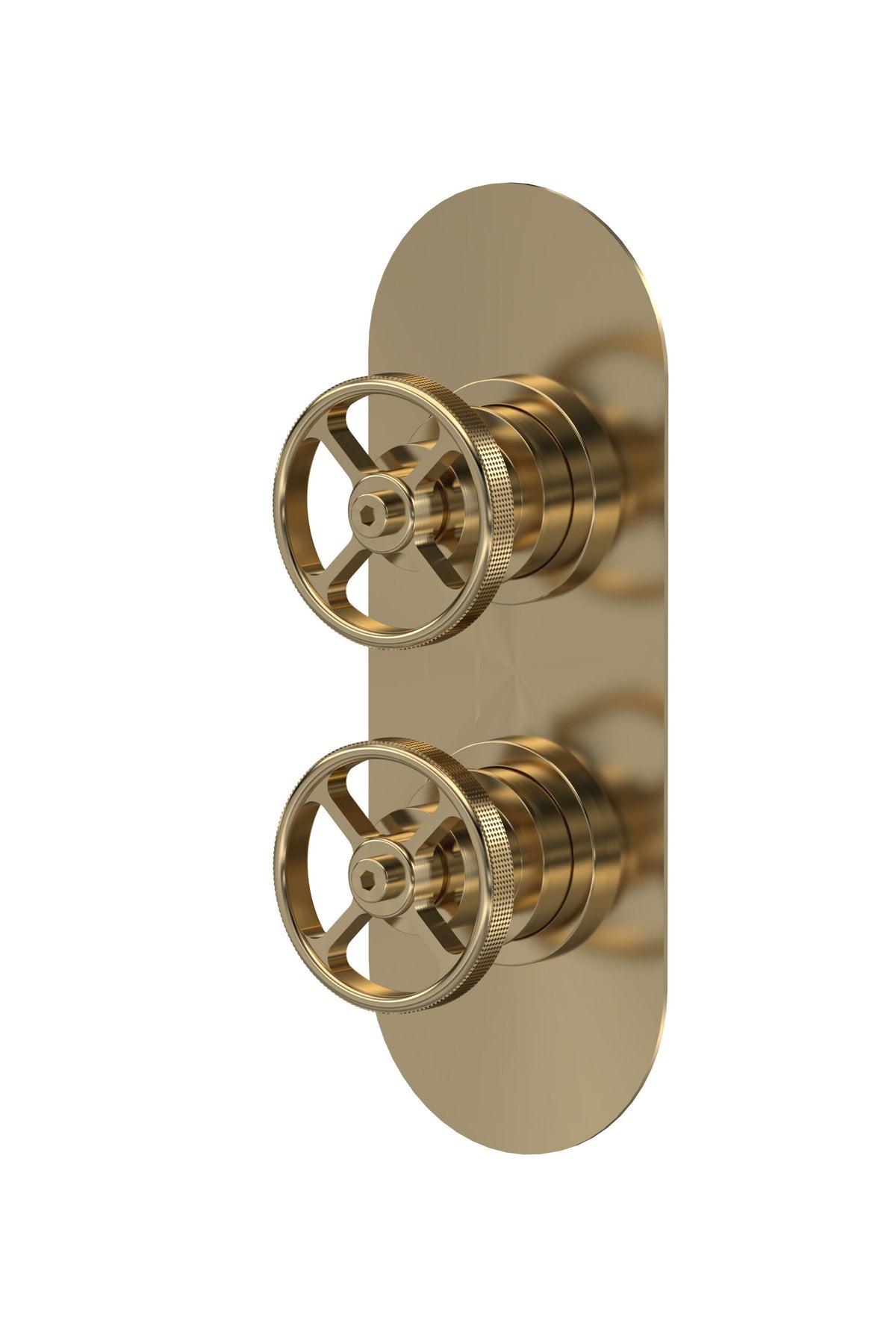Modern Splash Brushed Brass Shower Valve