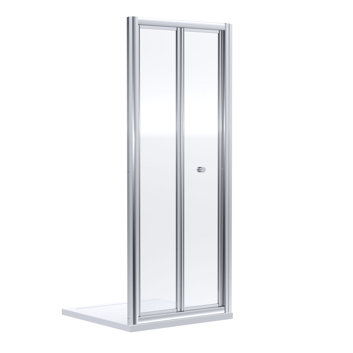 Modern Splash 1100mm Chrome Bi-fold Shower Door