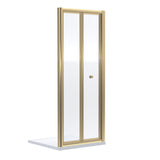 Modern Splash 700mm Brushed Brass Bifold Door