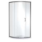 Modern Splash 900mm Brushed Pewter Quadrant Shower Enclosure