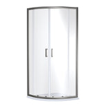 Modern Splash 800mm Brushed Pewter Framed  Shower Enclosure