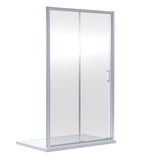 Modern Splash 1500mm Chrome Sliding Shower Door