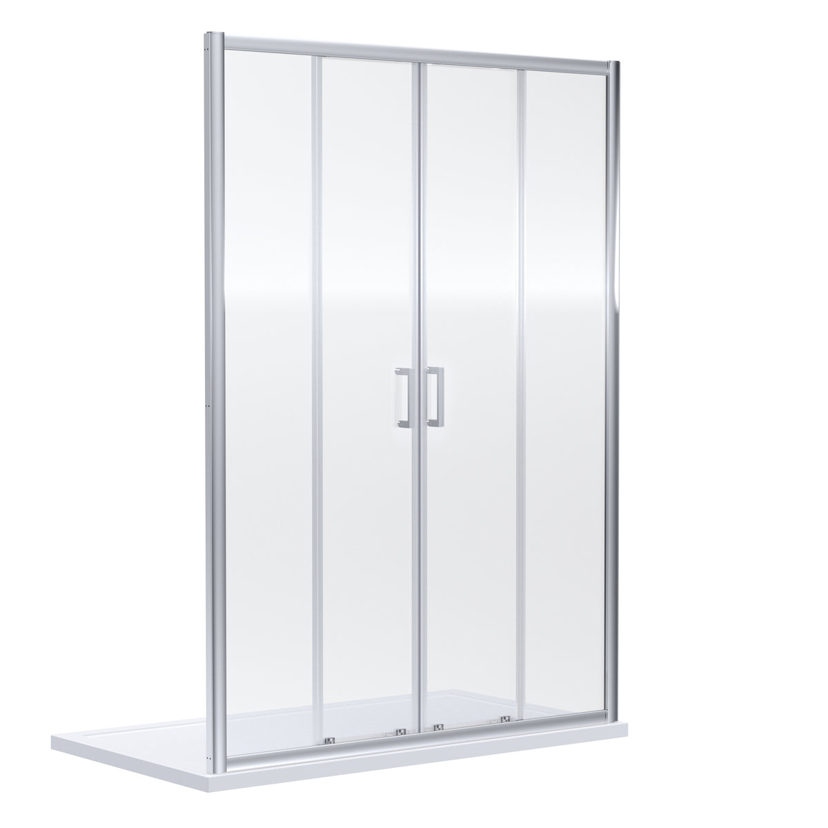Modern Splash 1700mm Chrome Sliding Shower Door