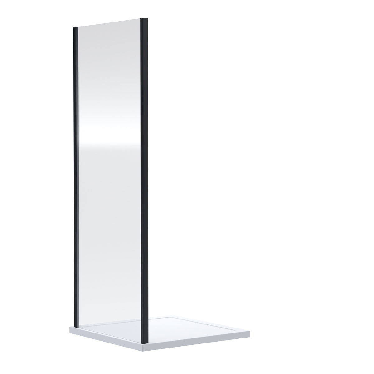 Modern Splash 700mm Matt Black Side Panel