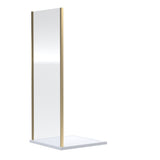 Modern Splash 800mm Brushed Brass Side Panel