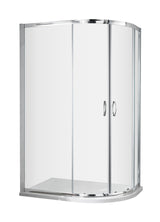 Modern Splash1200 x 900mm Chrome Offset Quadrant Shower Enclosure