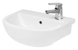 Oculus 400mm 1 Tap Hole Ceramic Semi-Recessed Basin