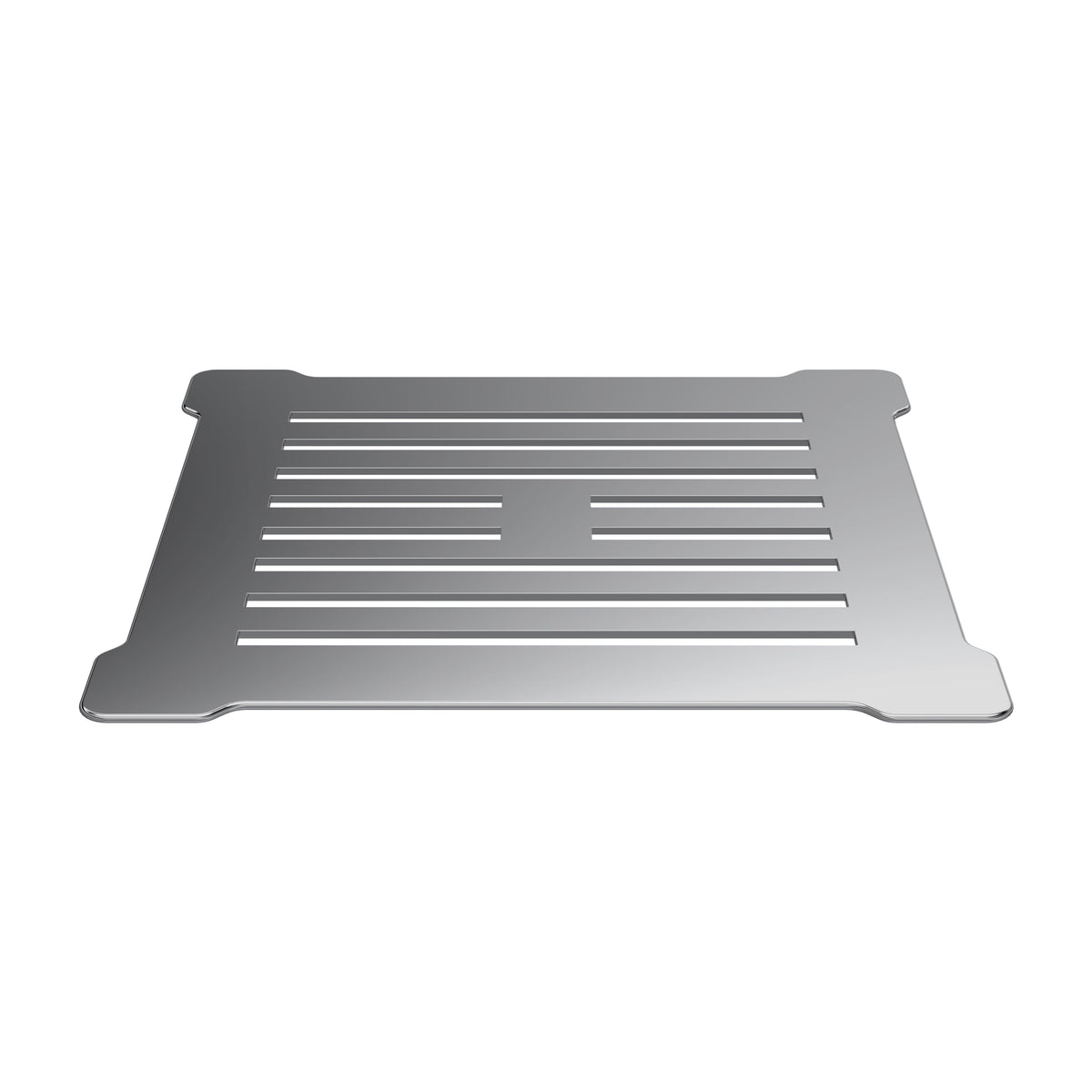 Chrome 90mm Round Fast Flow Shower Waste With Grid