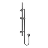 Modern Splash Brushed Pewter Slide Rail Shower Kit