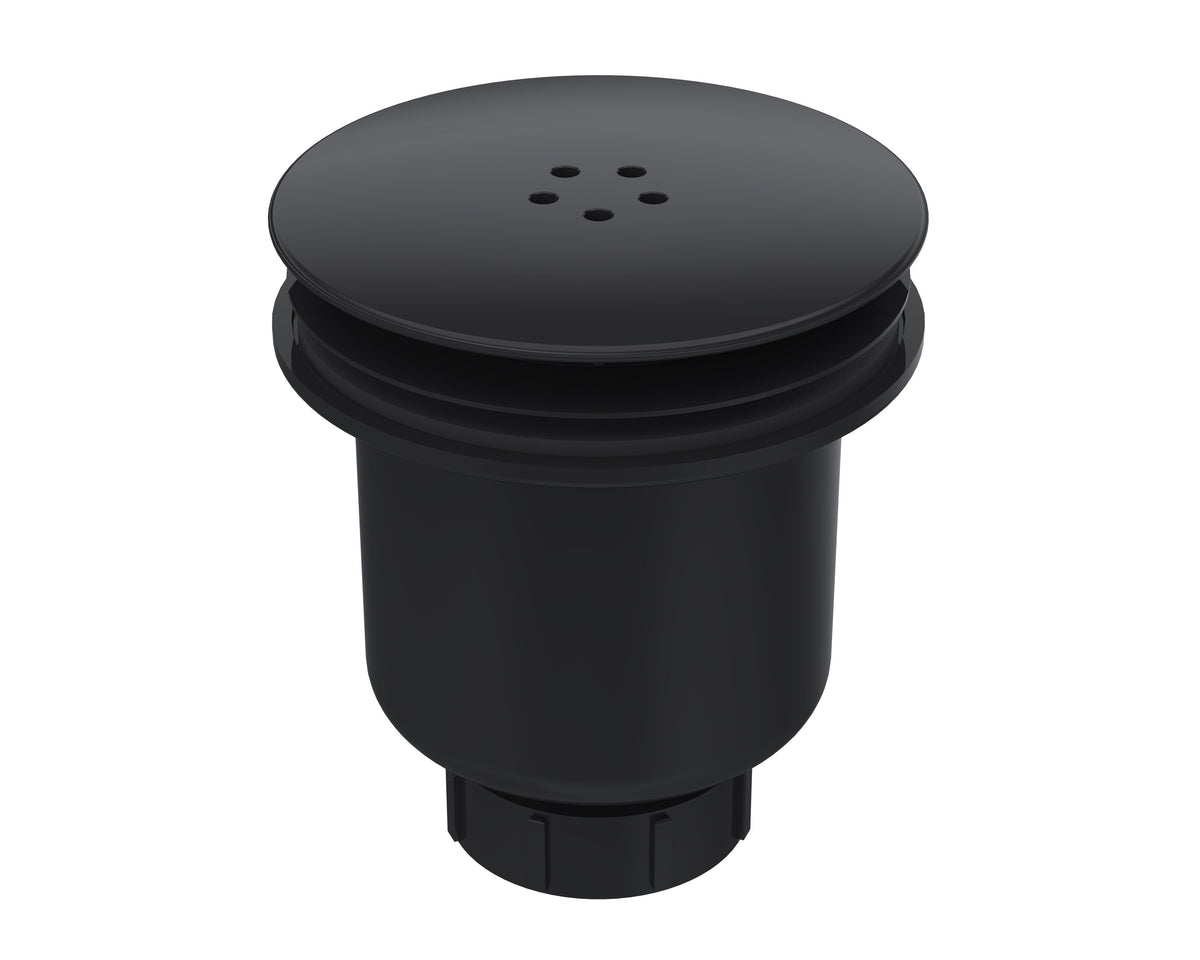 Matt Black Fast Flow Shower Tray Waste