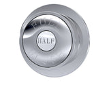 Traditional Chrome Dual Flush Push Button