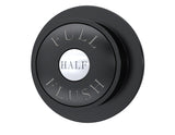 Traditional Black Dual Flush Push Button