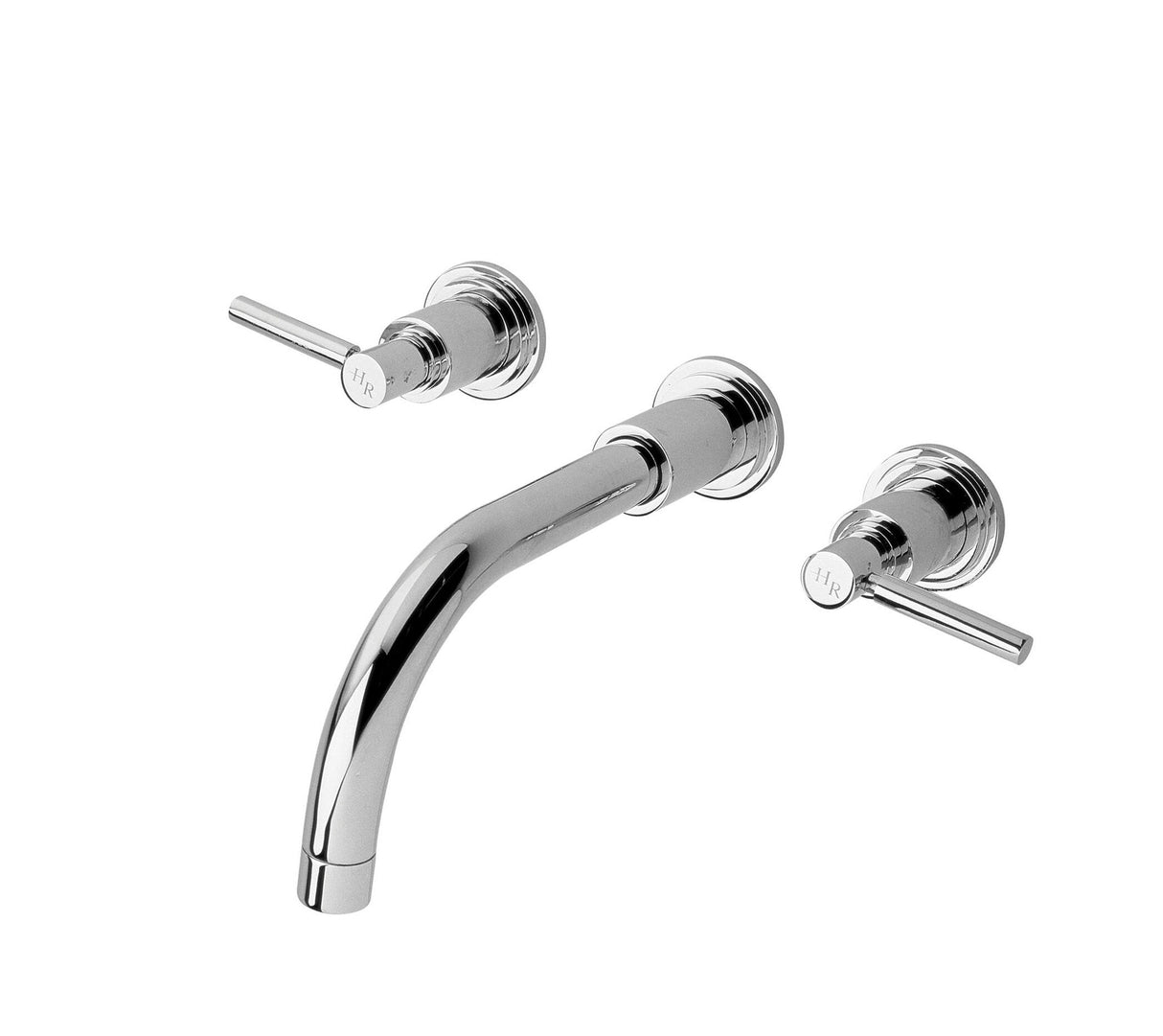 Hudson Reed Chrome Tec lever Wall Mounted Basin Mixer