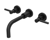 Modern Splash  Matt black Tec lever Basin Mixer