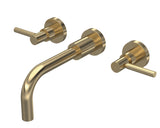 Modern Splash  Brushed Brass Tec lever Basin Mixer