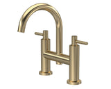Hudson Reed Brushed Brass Tec lever Bath Filler