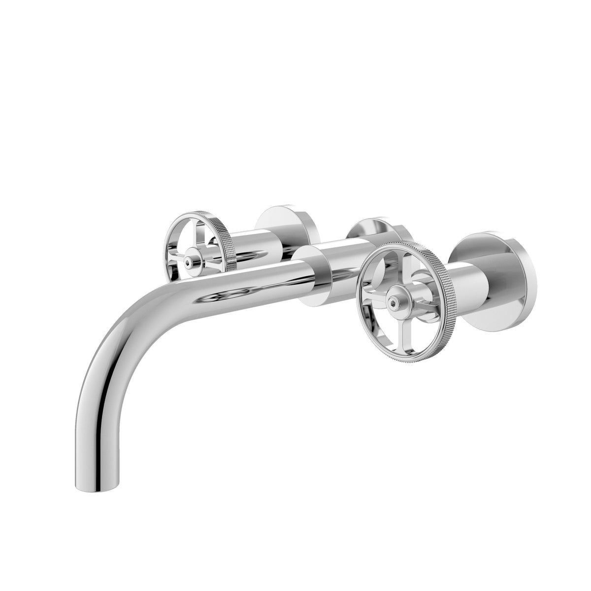 Modern Splash Chrome Wall Mounted Basin Mixer