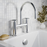 Modern Splash Chrome Bath Filler