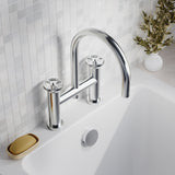 Modern Splash Chrome Bath Filler