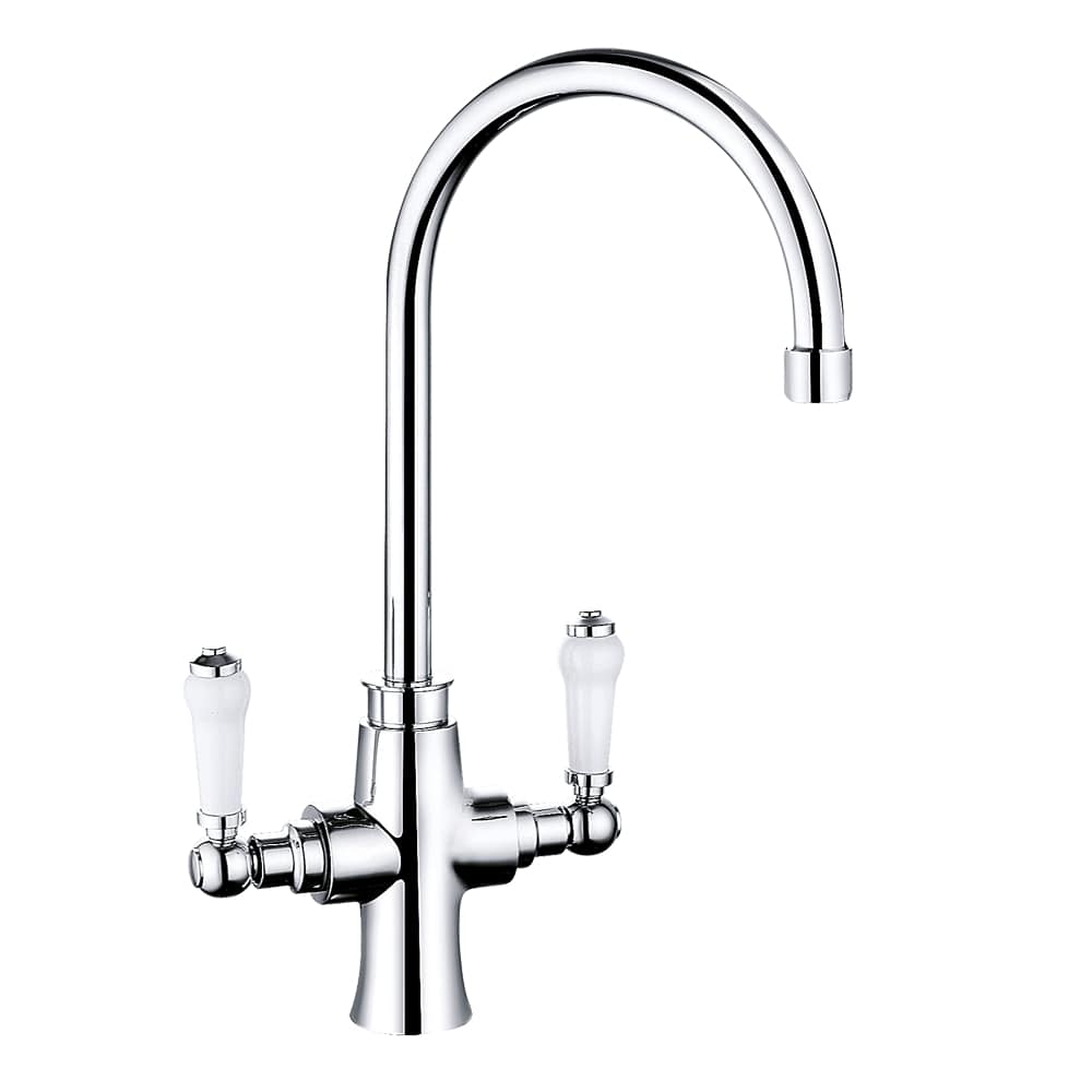 Trisen Rura Chrome Two Handle Kitchen Mixer