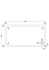 Shower Stone Tray Size