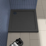 800 x 800mm Slate Grey Slimline Square Shower Tray