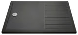 1600 x 800mm Slate Grey Slimline Rectangular Walk In Shower Tray