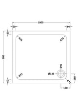 Shower Stone Tray Size