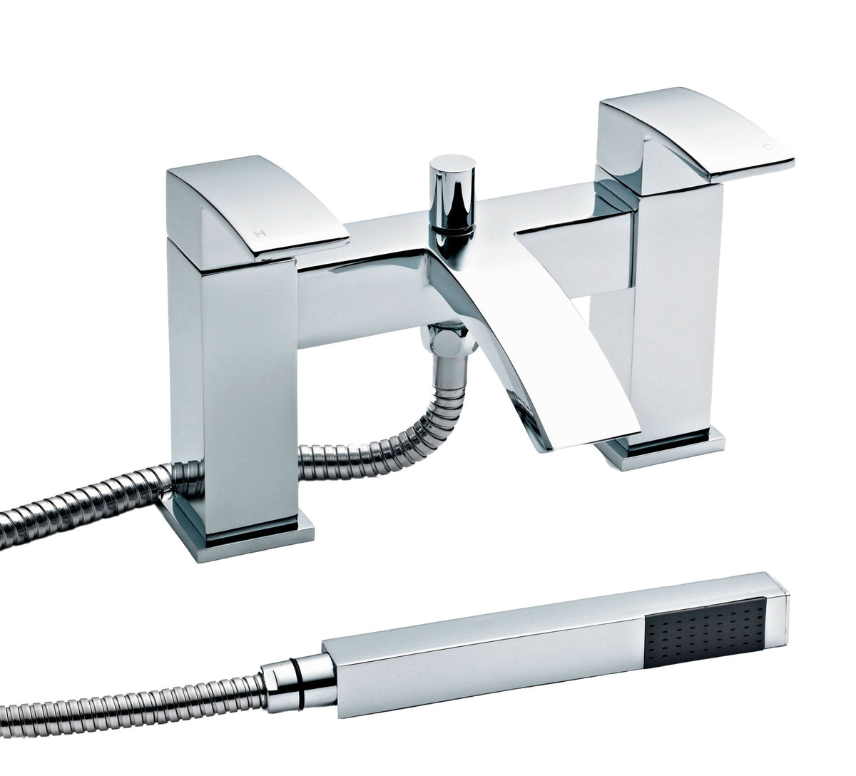 Modern Splash  Vibe Chrome Bath Shower Mixer