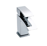 Modern Splash  Vibe Chrome Mono Basin Mixer With Push Button Waste